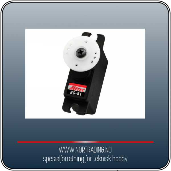 HITEC HS81 ANALOG SERVO (MIKRO) ¤ NorTrading AS